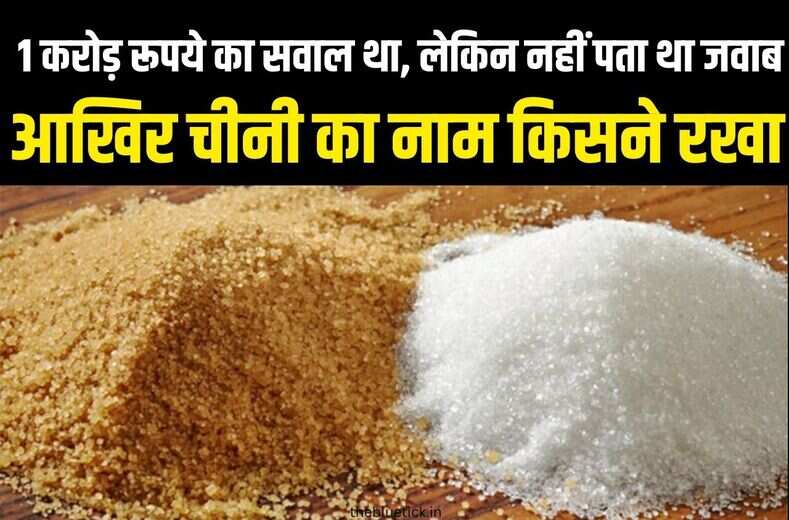 चीनी खाते सब हैं लेकिन क्या आपको पता हैं इसका नाम चीनी किसने रखा, general knowledge में जानों 